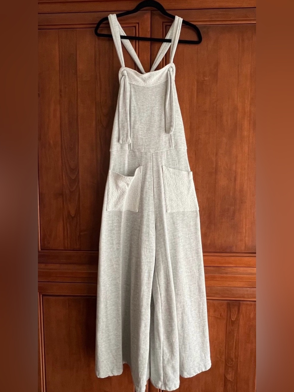 Wide leg overalls